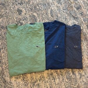 Men’s Vineyard Vines Embroidered Pocket Tee Size M